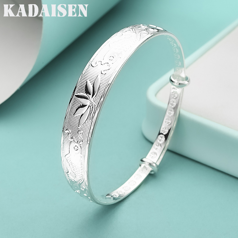 Ethnic Fashion Trend - Pulseira de Prata Esterlina 925 com