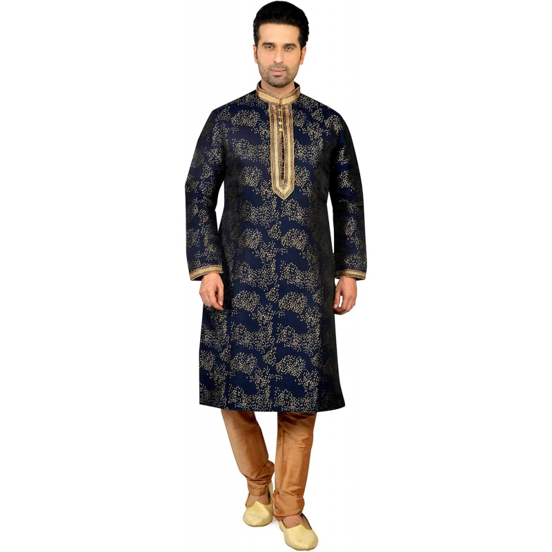 Kurta Men Cotton - Conjunto de Kurta Masculina para a