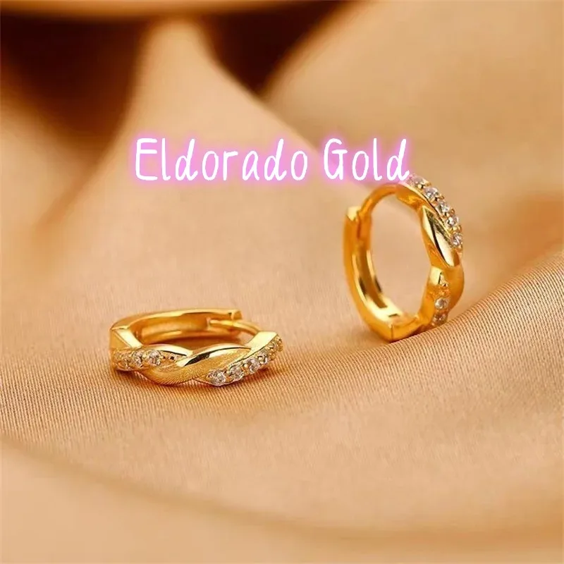 Ethnic Fashion Trend - Brincos de Ouro 18K AU750 Eldorado