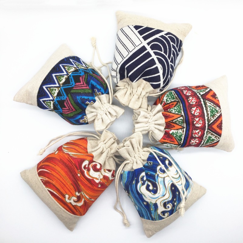 Estilo étnico saco de cordão j - Ethnic Fabric avaliação e preço