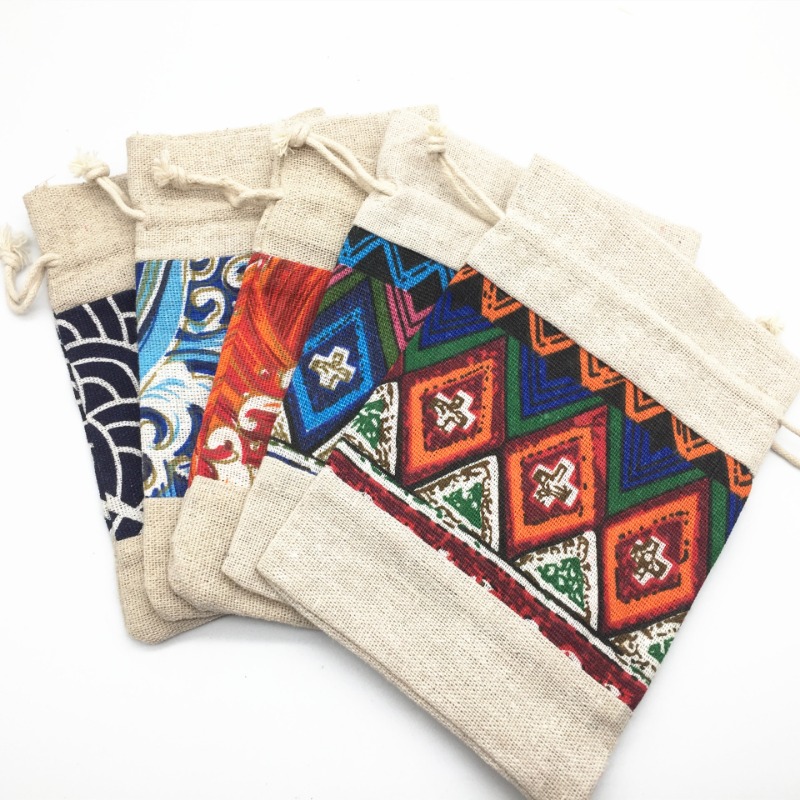 Estilo étnico saco de cordão j - Ethnic Fabric avaliação e preço