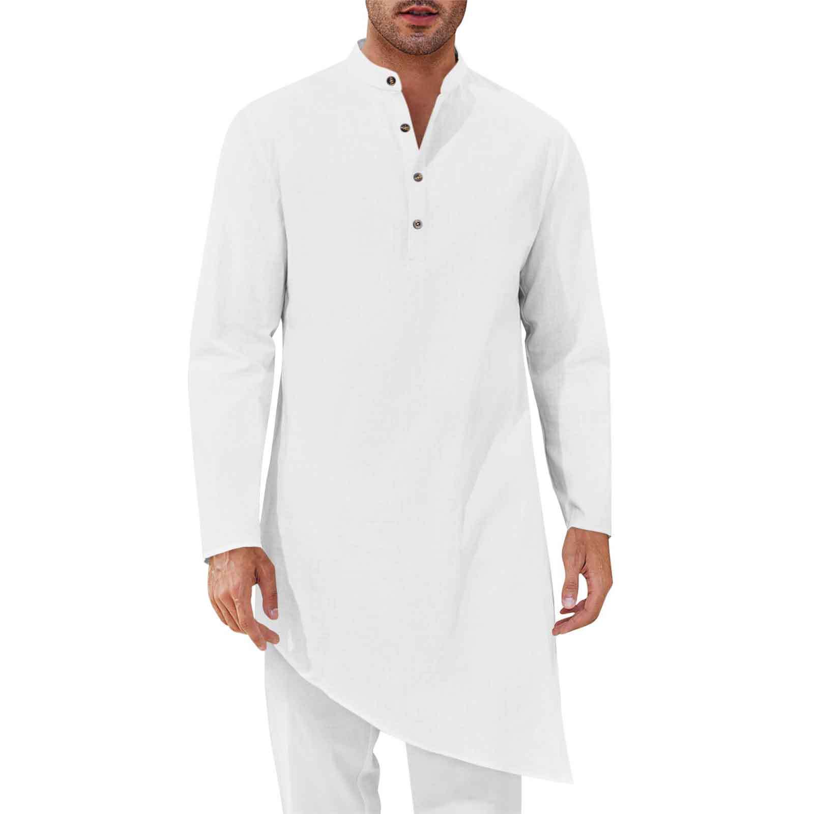 Camisas Longas Minimalistas Ma - Kurta Men Cotton avaliação e preço