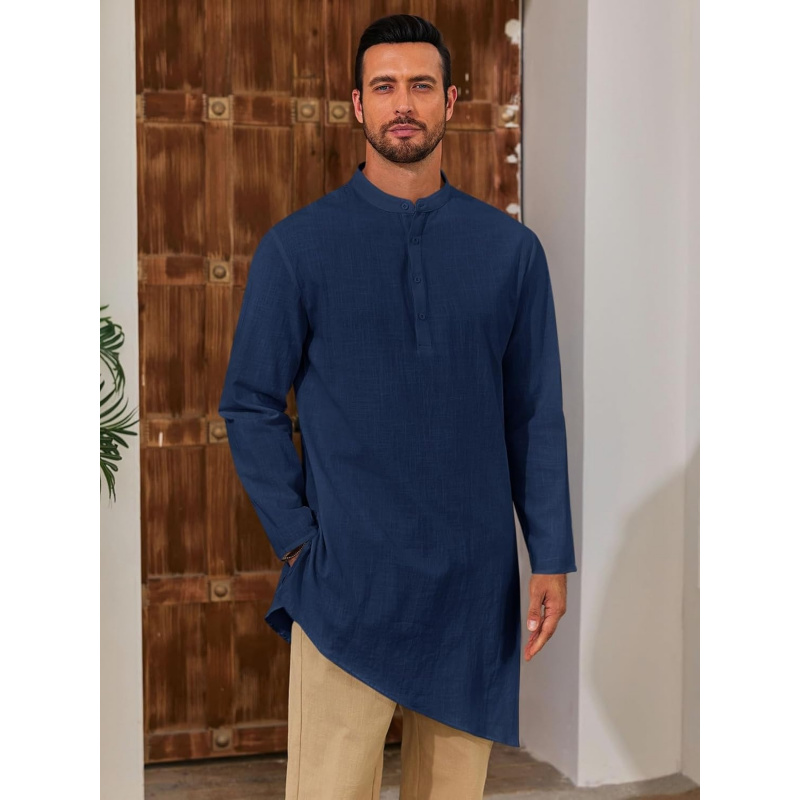Roupão Kaftan Masculino em Alg - Kurta Men Cotton avaliação e preço