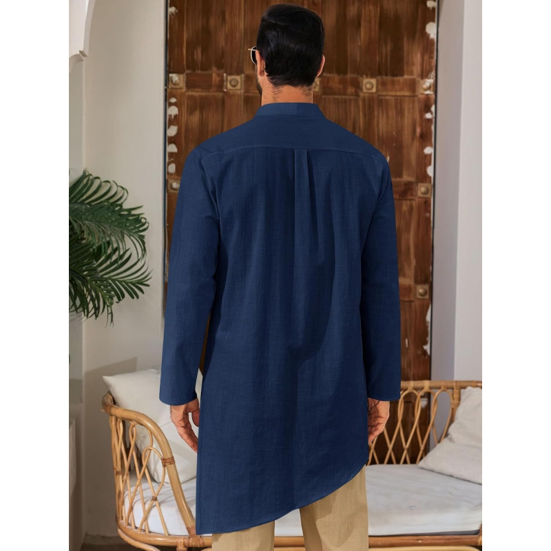 Roupão Kaftan Masculino em Alg - Kurta Men Cotton avaliação e preço