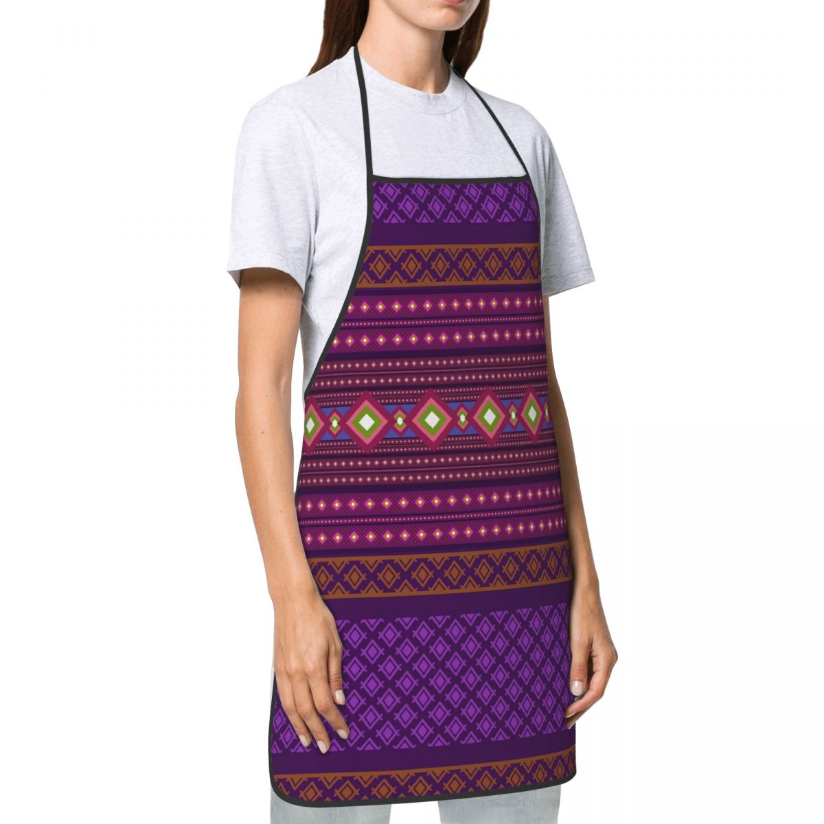 Babador personalizado ikat geo - Ikat Woven Fabric avaliação e preço