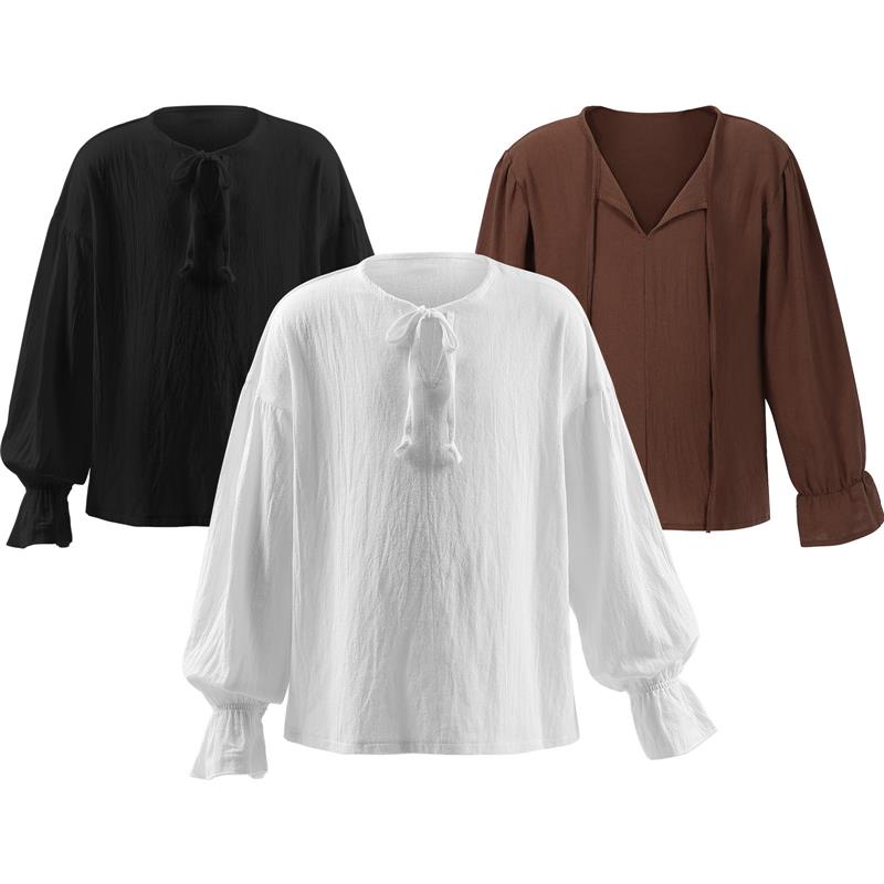 Camisa Medieval de Renda Estil - Ethnic Fashion Trend avaliação e preço