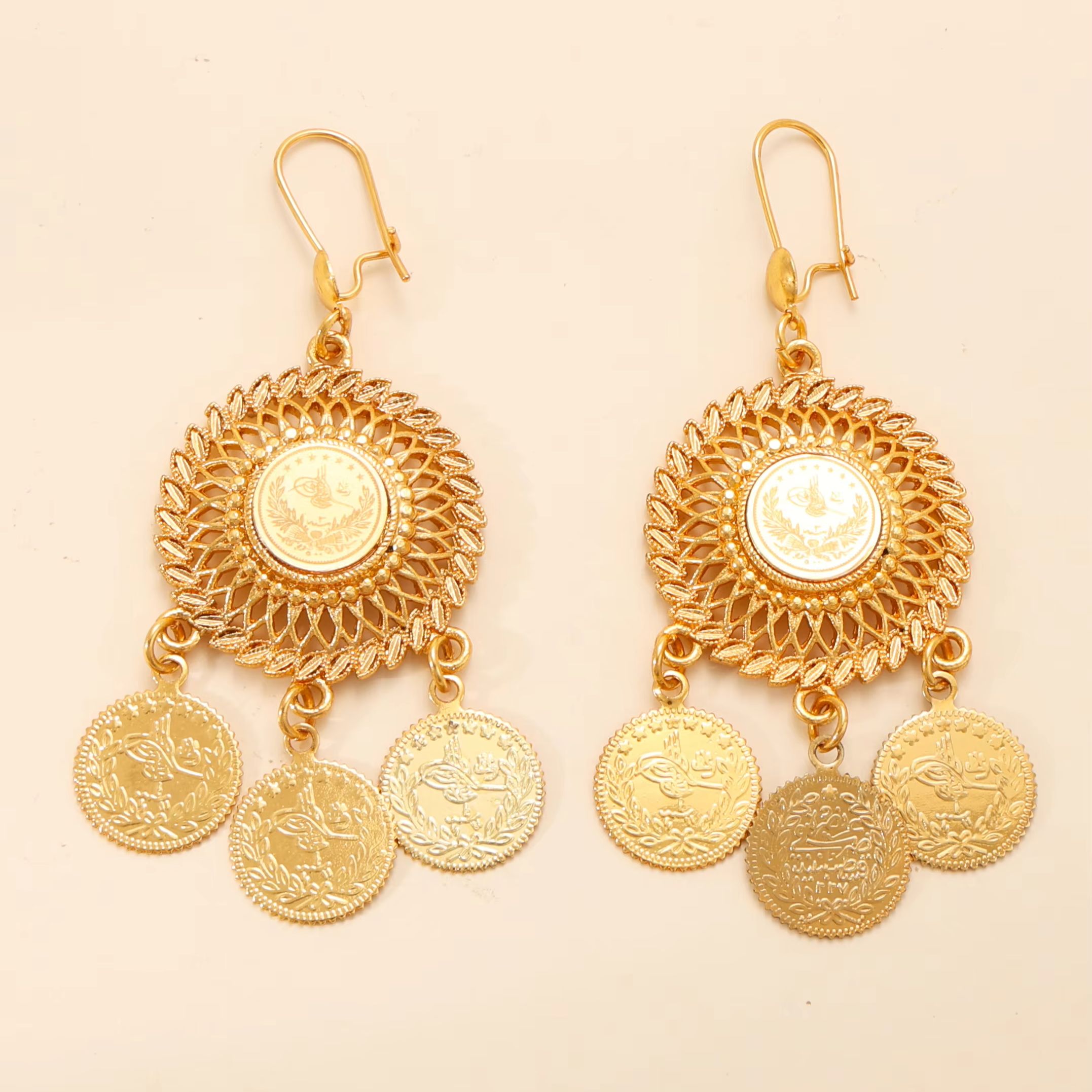 Brincos Florais Étnicos Vintag - Ethnic Fashion Wear For Women avaliação e preço