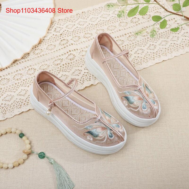 Novos Sapatos de Tecido Estilo - Ethnic Style avaliação e preço