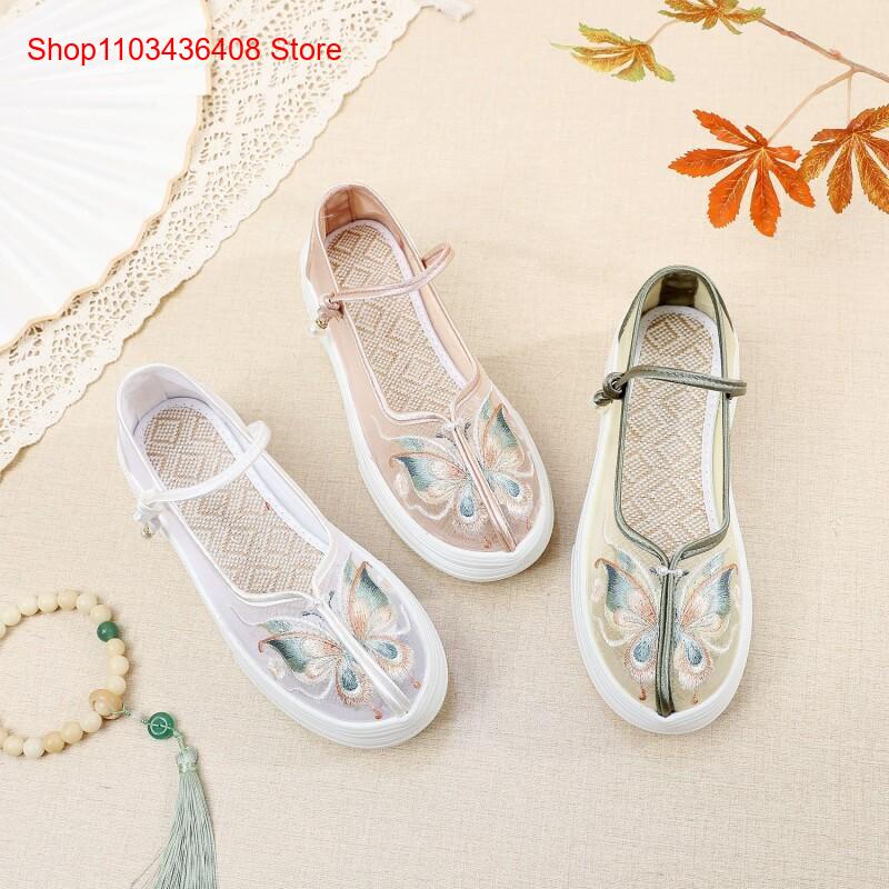 Novos Sapatos de Tecido Estilo - Ethnic Style avaliação e preço