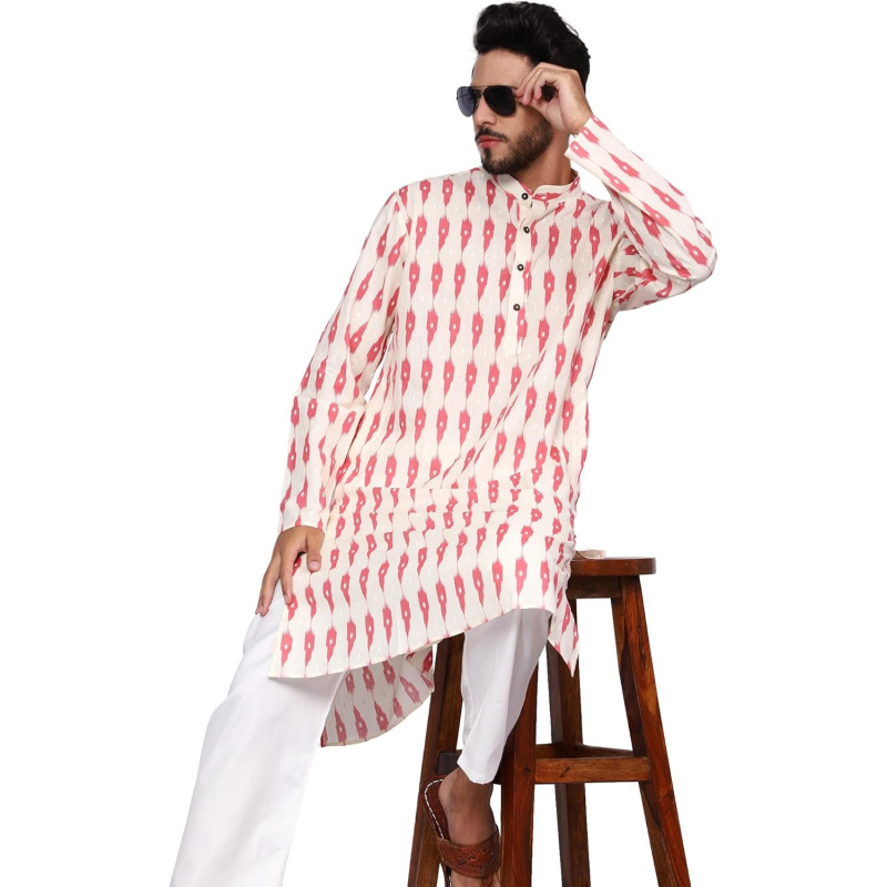 Conjunto de Kurta e Pajama Mas - Kurta Men Cotton avaliação e preço