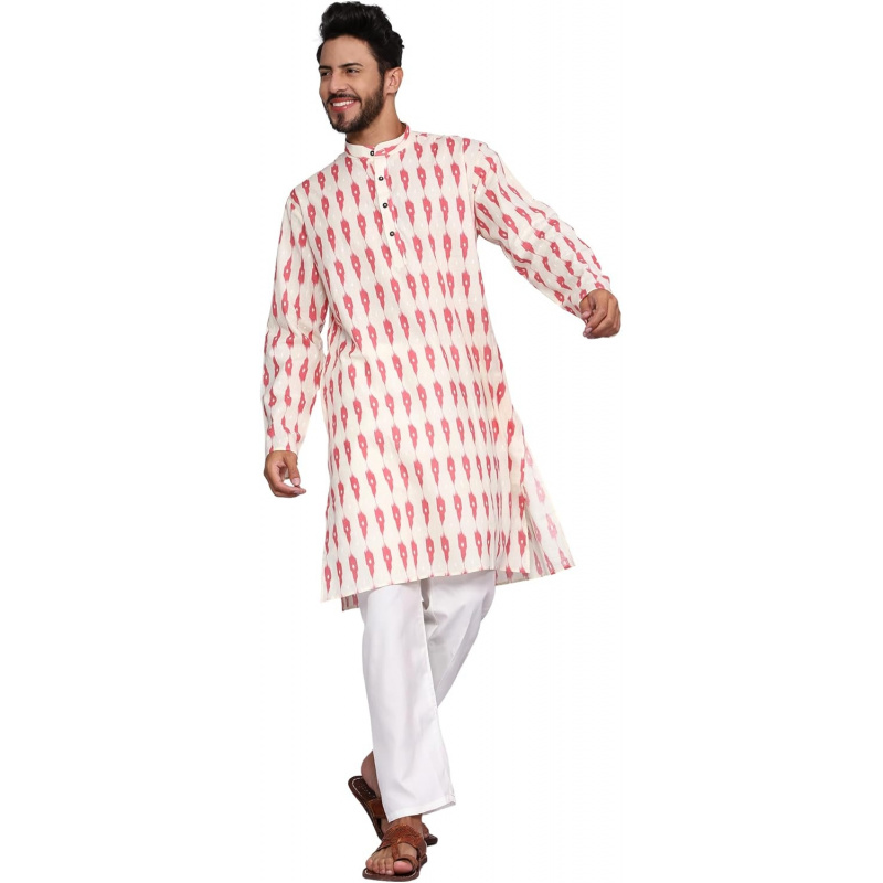 Conjunto de Kurta e Pajama Mas - Kurta Men Cotton avaliação e preço