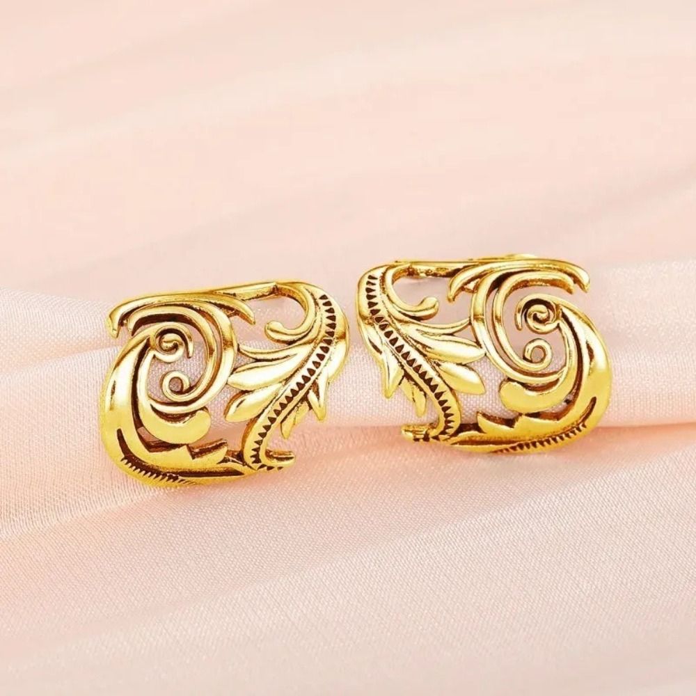 Brincos de Pressão em Cobre co - Ethnic Fashion Wear For Women avaliação e preço