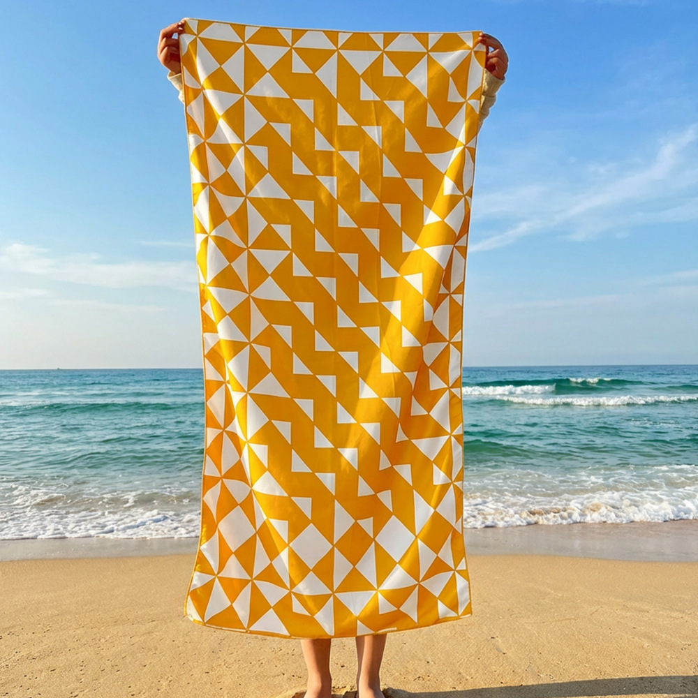 Toalha de Praia com Estampa Ik - Ikat Woven Fabric avaliação e preço