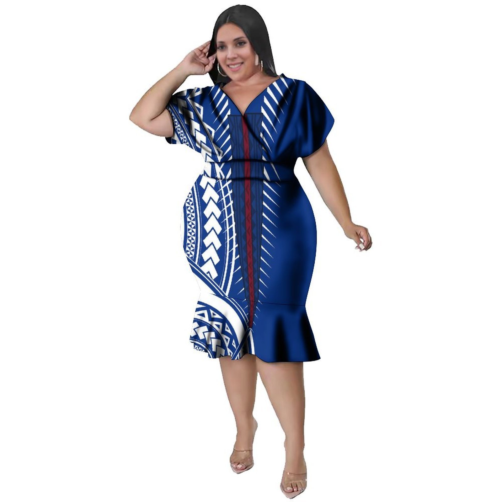 Vestido Feminino Justo com Dec - Ethnic Fabric avaliação e preço