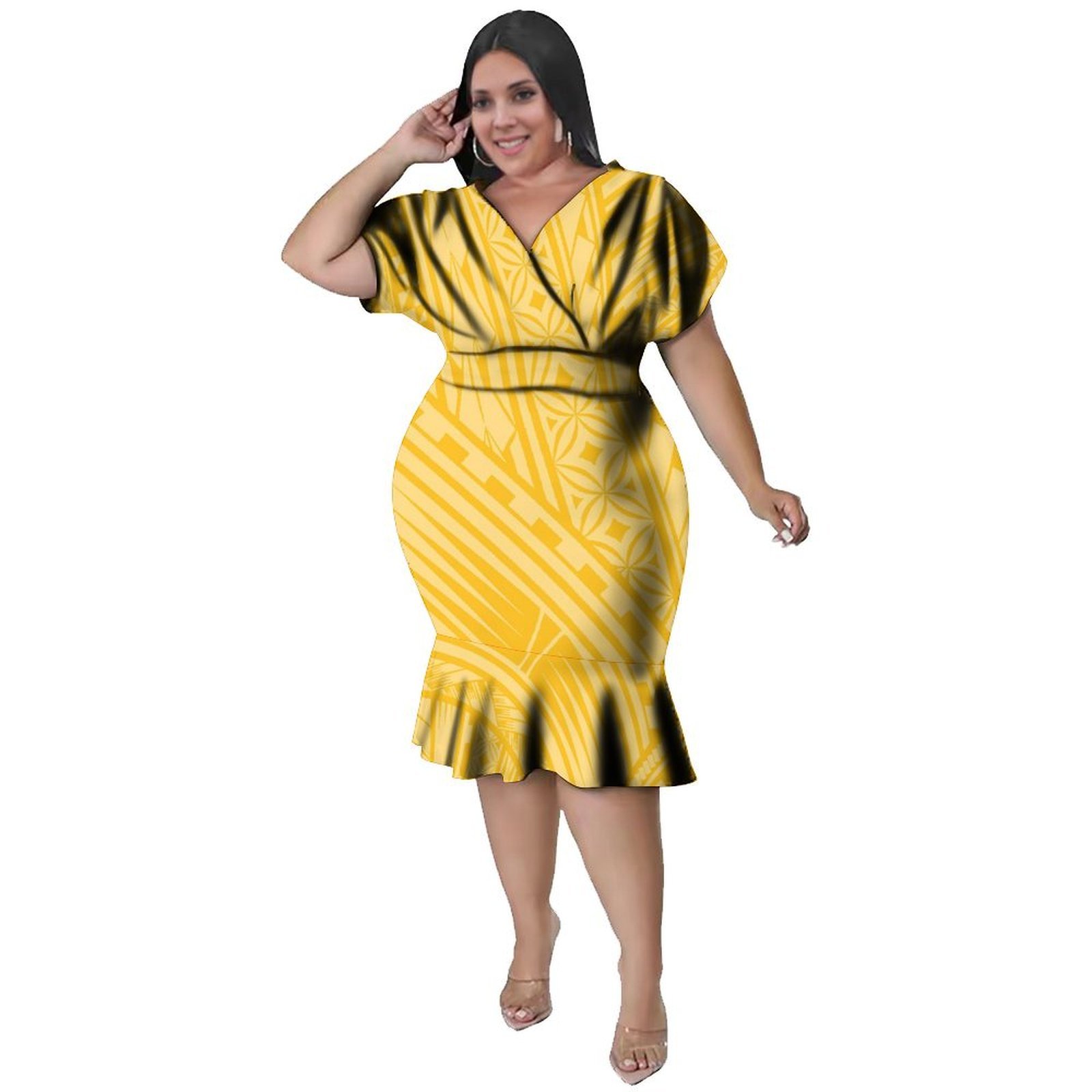 Vestido Feminino Justo com Dec - Ethnic Fabric avaliação e preço