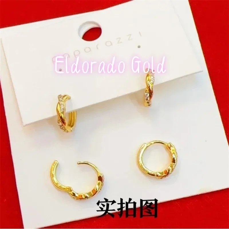 Brincos de Ouro 18K AU750 Eldo - Ethnic Fashion Trend avaliação e preço