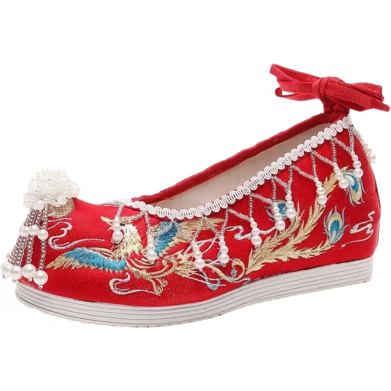 Mulheres novo vermelho bordado - Ethnic Style avaliação e preço