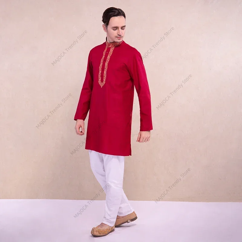 Vestido indiano para homens ku - Kurta Men Cotton avaliação e preço