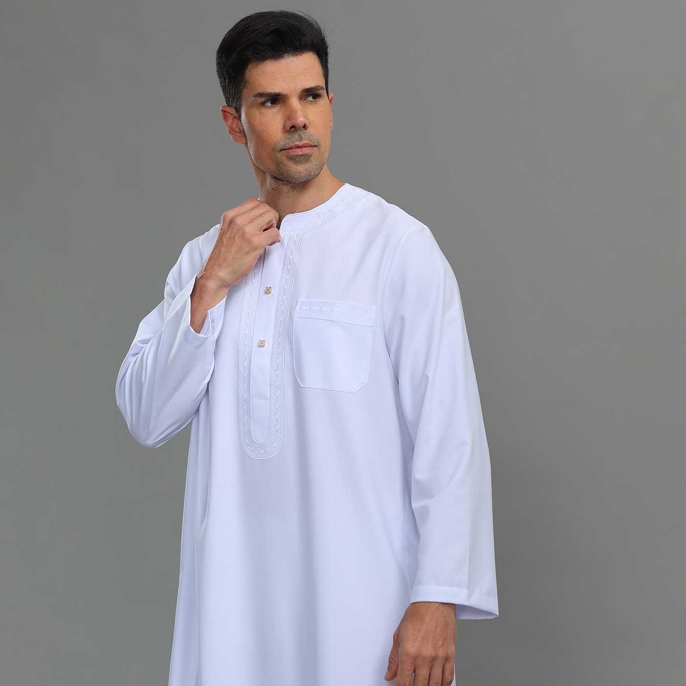 Kaftan Masculino Thobe Casual  - Kurta Men Cotton avaliação e preço