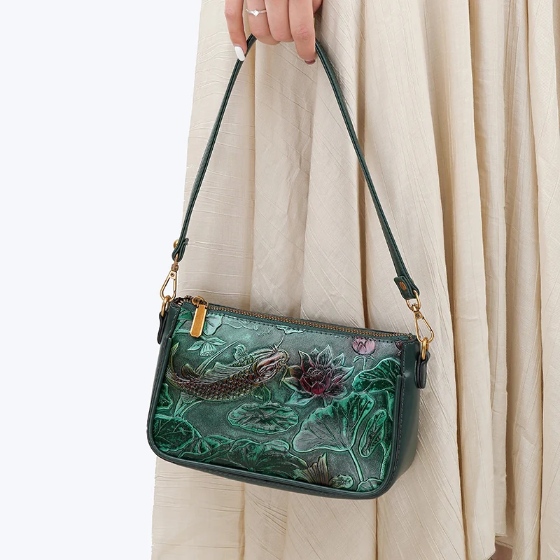 Designer bolsa de ombro femini - Ethnic Luxe Fashion avaliação e preço