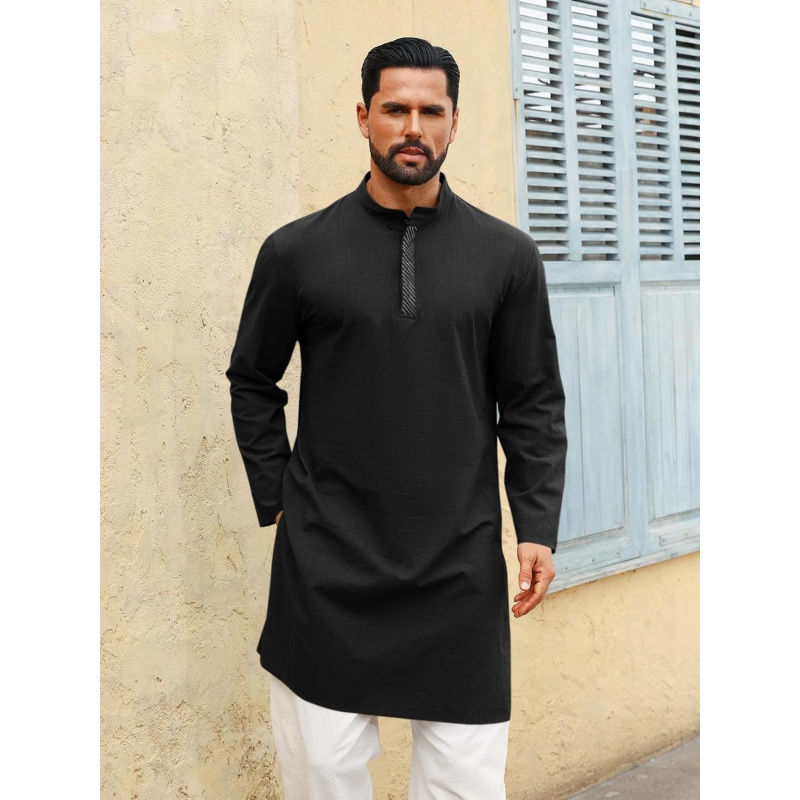 Camisa Kaftan Masculina de Man - Kurta Men Cotton avaliação e preço