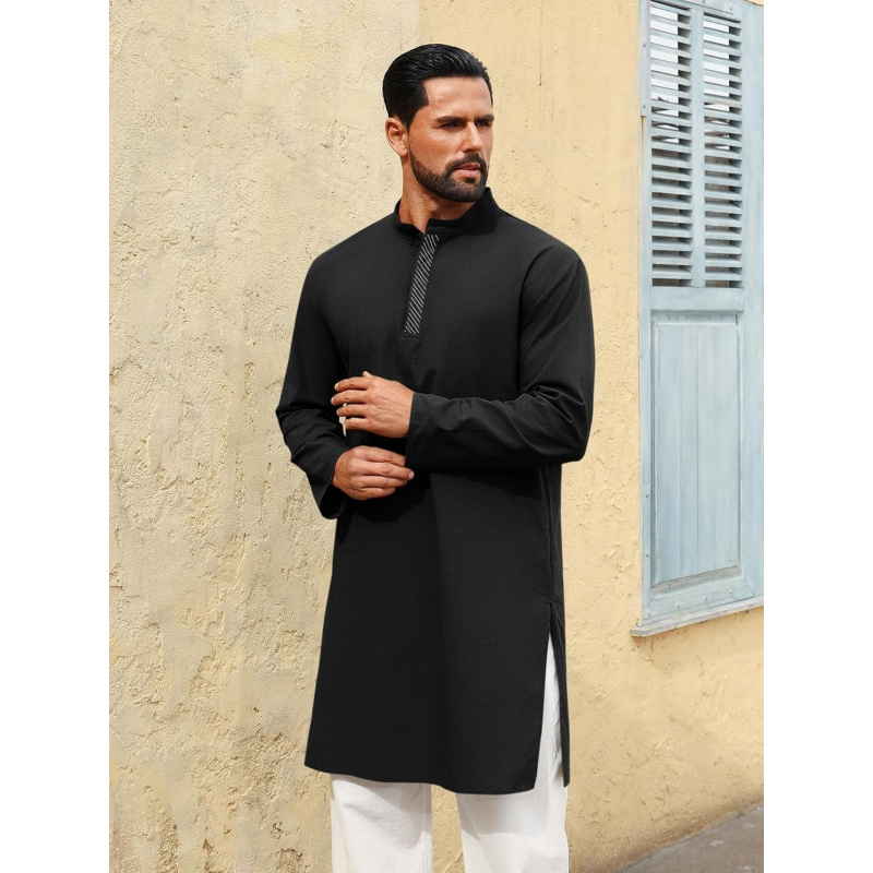 Camisa Kaftan Masculina de Man - Kurta Men Cotton avaliação e preço